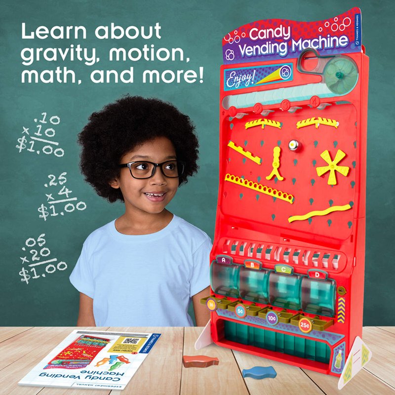 Candy Vending Machine Kit - Build and Play with Mechanical Stunts