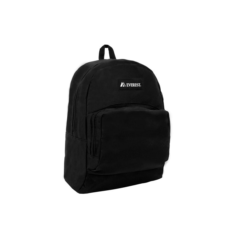 Everest 17-Inch Classic Backpack with Front Organizer for School Work Travel - Unisex