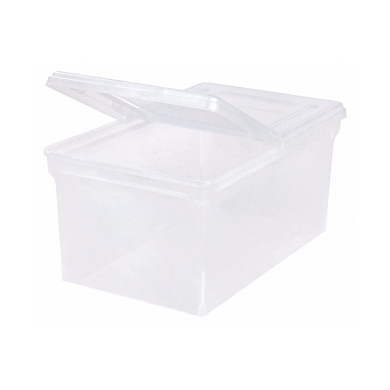 IRIS Storage Box for Letter Size Hanging Files - Clear 11 Gallon