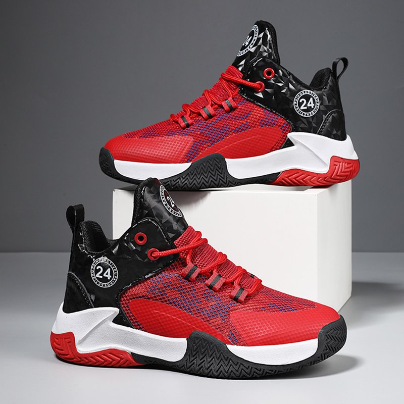 Kids Basketball Shoes High Top Sneakers for Boys & Girls Outdoor Sports