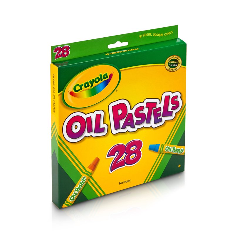 Oil Pastel Set - 28 Vibrant Colors for Blending & Art Projects