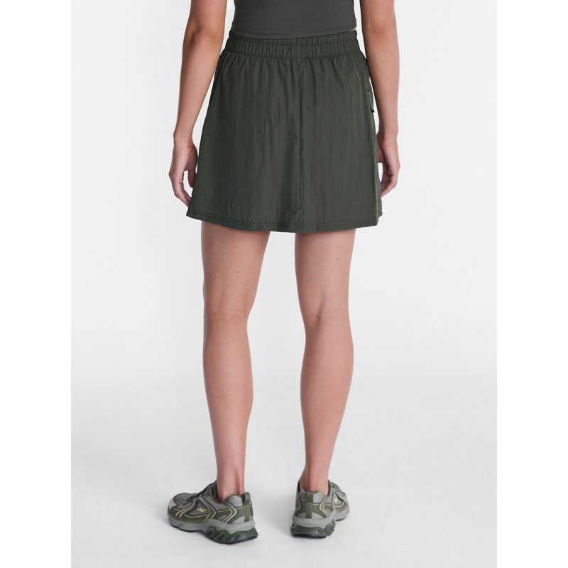 Women's Cargo Ripstop Wrap Skort - Water-Resistant, Built-in Shorts, Multiple Sizes
