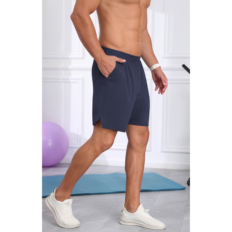 Men's Athletic Running Shorts Quick Dry Lightweight Sports Gym Shorts - 7 Inch Inseam