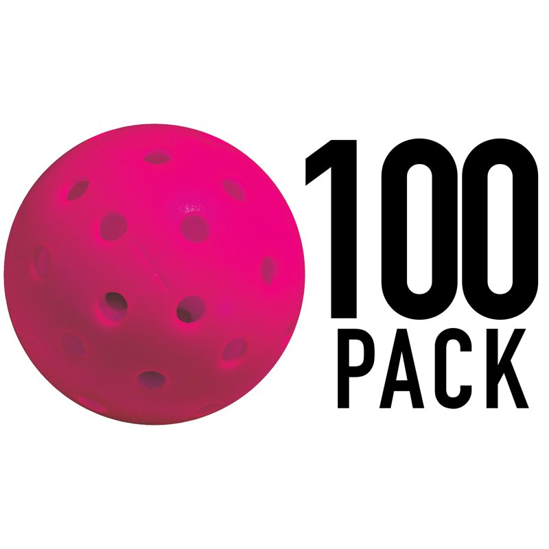 Franklin X-40 Pickleballs - 100 Pack, Pink | USAPA Approved