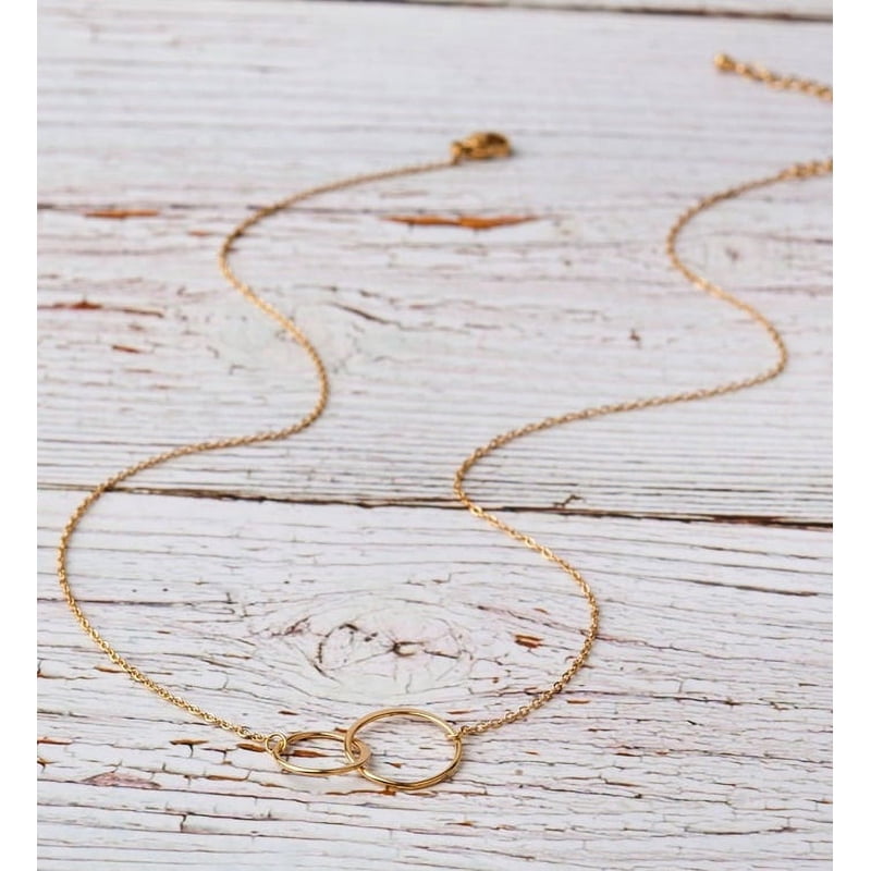 Mother Daughter Necklace Set with Gift Box - Infinity Pendant Jewelry for Women