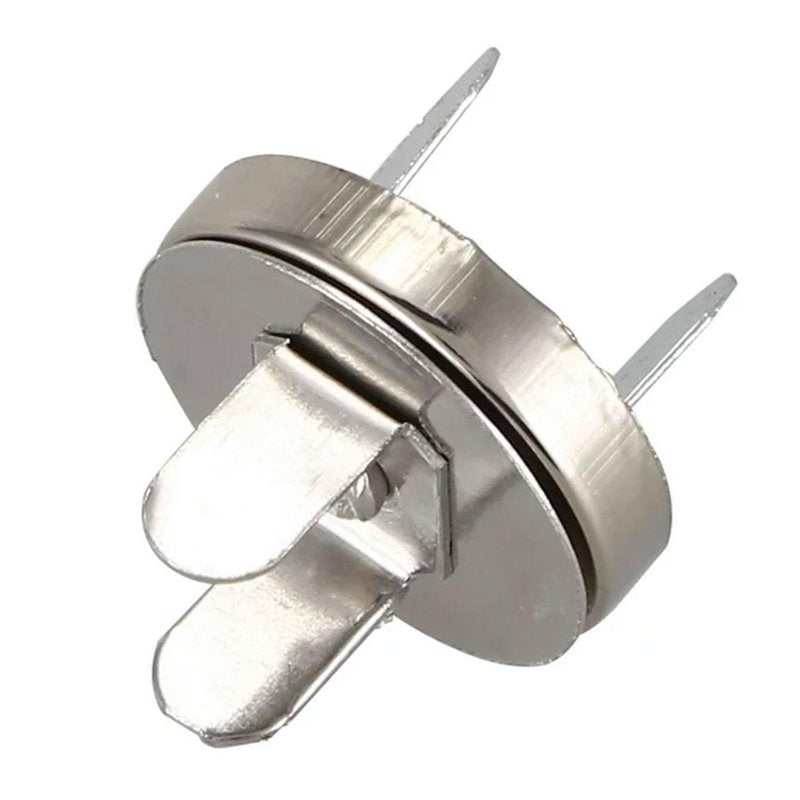 Magnetic Purse Clasps Snaps Buttons - Alloy Round Closure for Handbags & Wallets - Pack of 20