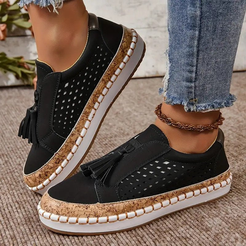 Women’s Slip-On Running Shoes Breathable Casual Sneakers - Soft & Lightweight