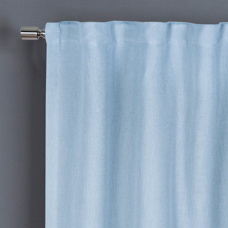 Blackout Linen Blend Curtain Panel 50x84 - Multiple Colors & Lengths