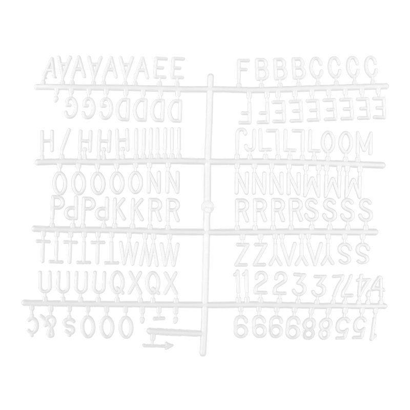 290-Piece Felt Letter Board Characters Set for Home & Office Use