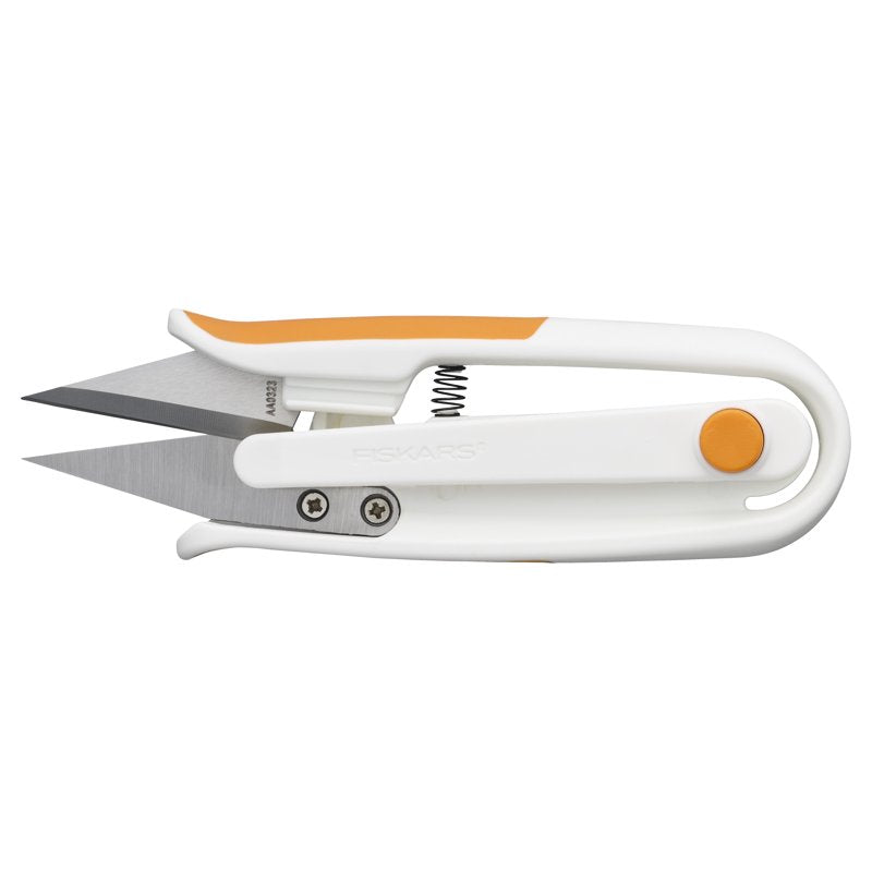 (2 Pack) Fiskars 5" Thread Snips - Ambidextrous Stainless Steel Craft Scissors