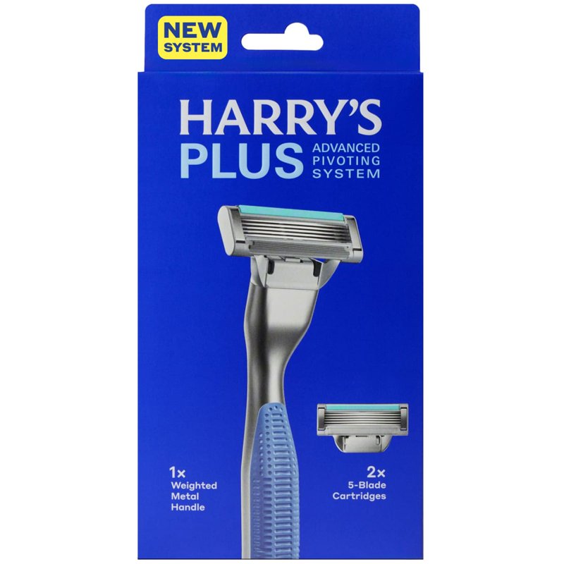 Men's Shaving Kit with Razor Handle & 14 Blades – Comfortable Close Shave