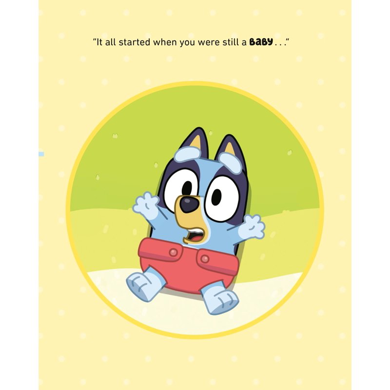 Bluey Baby Race Big Golden Book - Walmart Exclusive
