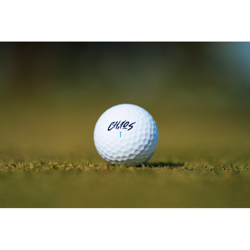 Wilson CHAOS White Golf Balls 24 Pack - Maximum Distance & Control