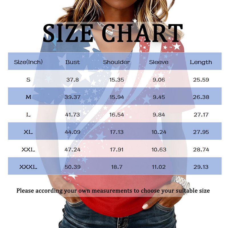 S03 Light Blue JULMCOMO Women’s Soccer Cup V-Neck Short Sleeve Graphic Tee - 2026 Fan Wear, USA Flag