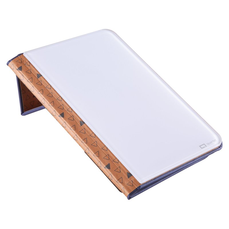 Quartet Portable Glass Whiteboard 5x8 Small Dry-Erase Whiteboard Blue