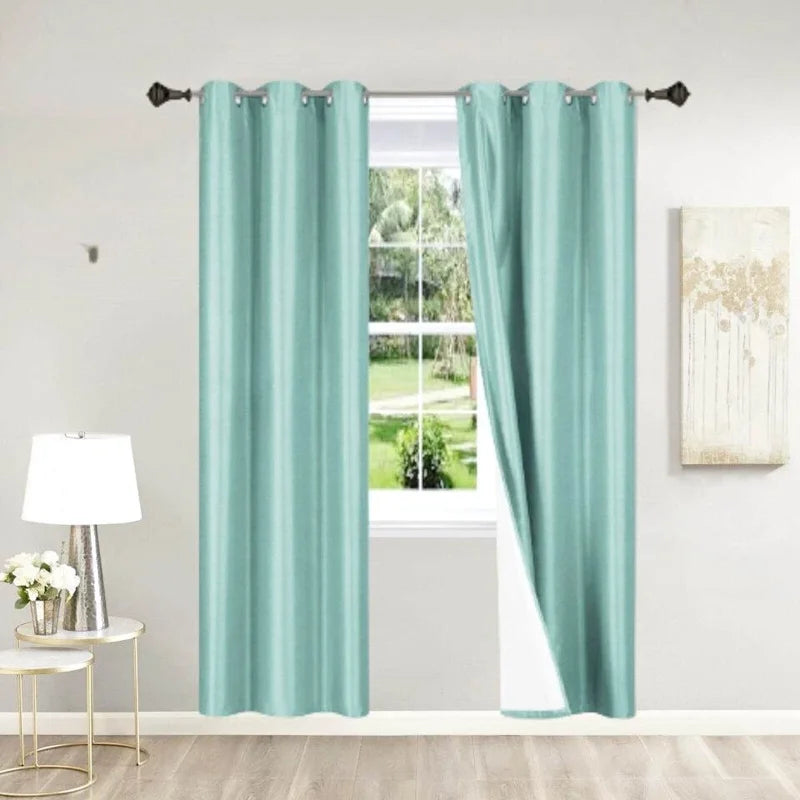 Blackout Window Curtain Panels - 2-Pack, 84 Inch, Multiple Colors