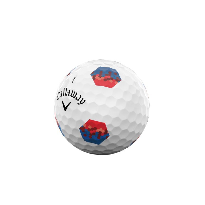 Callaway Chrome Tour 2026 TruTrack Golf Balls White/Red, 12 Pack — Variation: 2026, TruTrack White/Red, Single