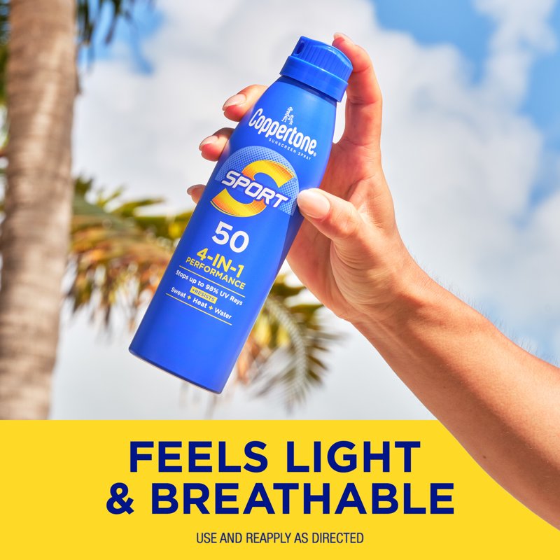 Broad Spectrum SPF 50 Sunscreen Spray with Limited Edition Design - Water Resistant, 5.5 oz