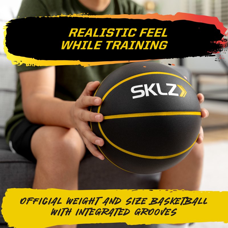 Silent Indoor Basketball - Official Size Foam Dribbling Ball for Training