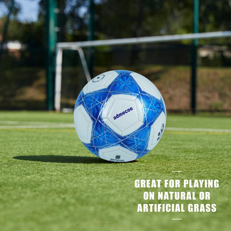 Admecoo Glow in the Dark Soccer Ball - Size 5 (Variation: Size.5) with Pump Needles