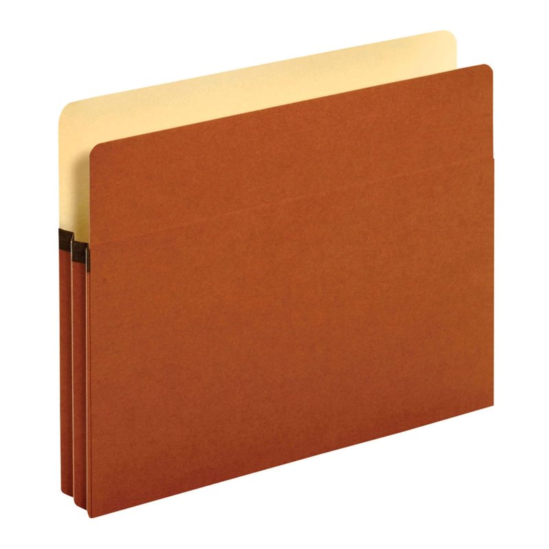 Redrope Expanding File Pockets 1 3/4 Inch Letter Size Brown Pack of 25