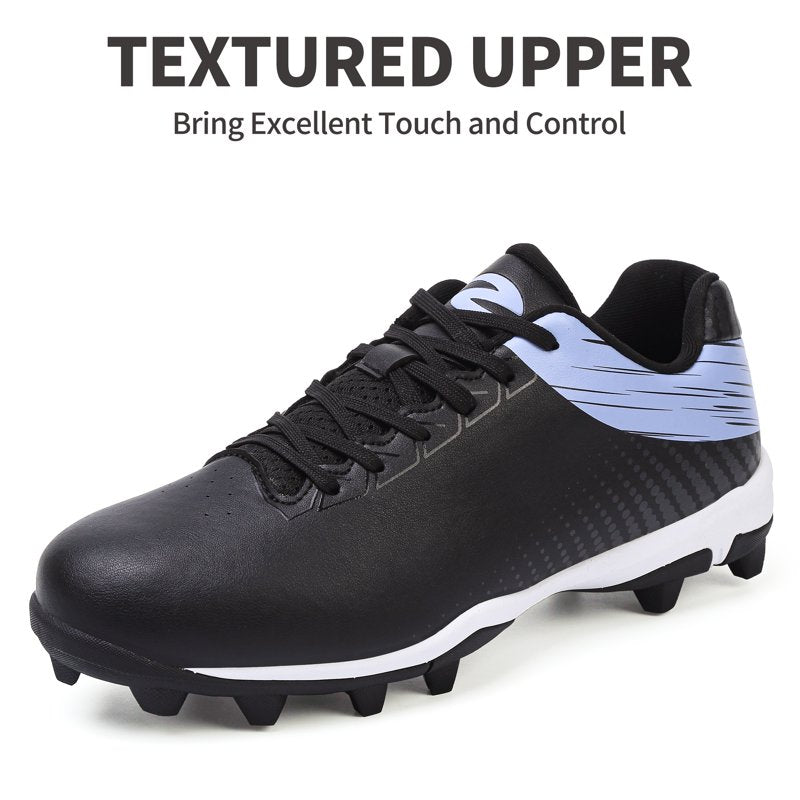 Unisex Baseball Cleats Lightweight Non-Slip Sport Shoes for Outdoor Indoor Play