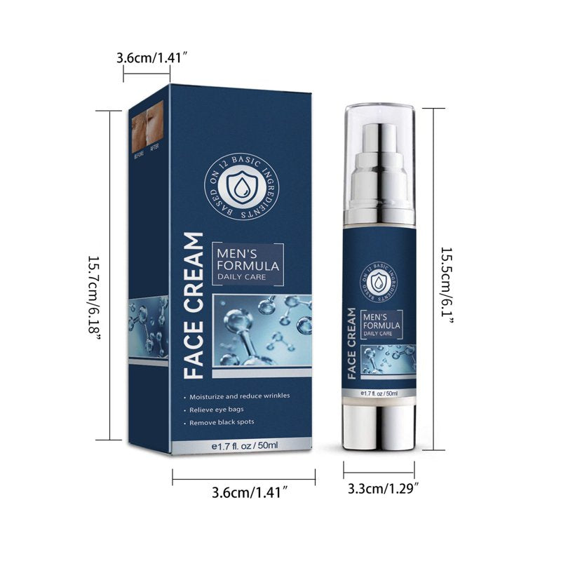 Men's Face Cream 6-in-1 All Facial Care Moisturizer 1.7oz