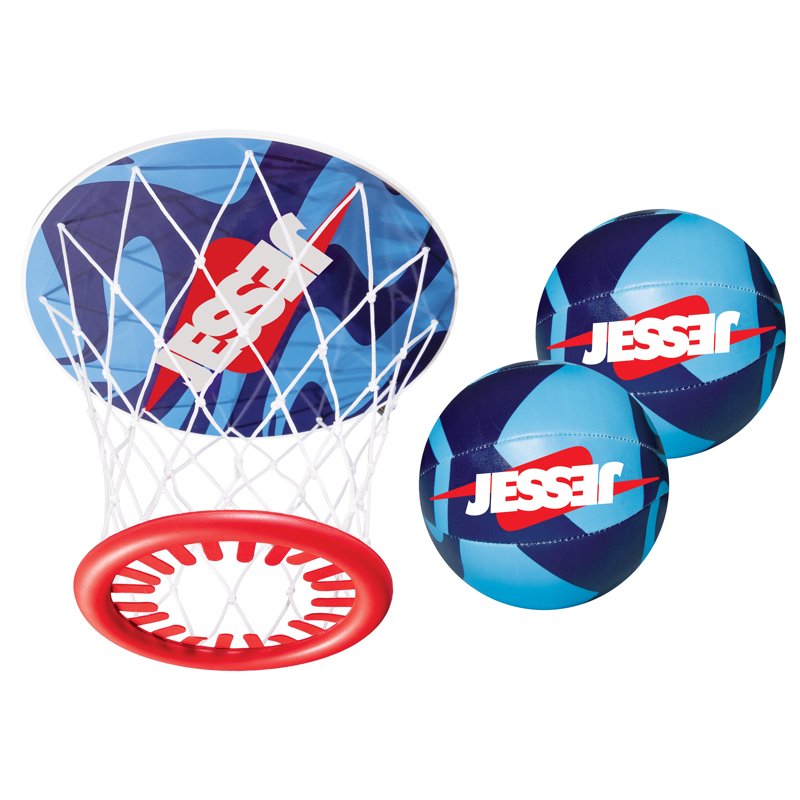 Indoor Ceiling Basketball Hoop with 2 Mini Basketballs - Perfect for Dorms & Bedrooms
