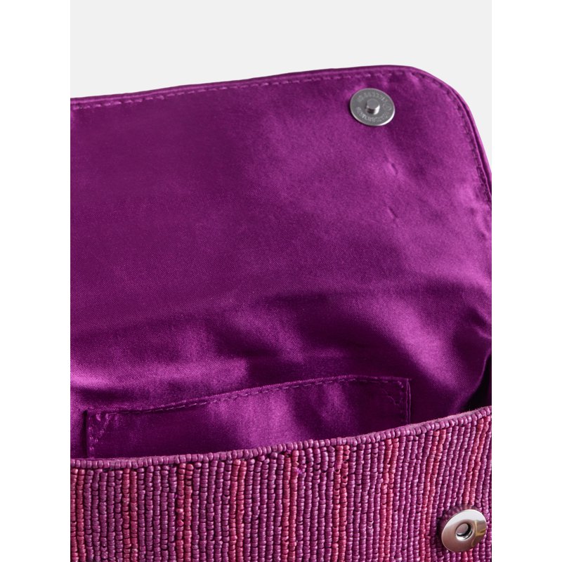 Women's Beaded Dachshund Shoulder Bag - Playful Trendy Handbag