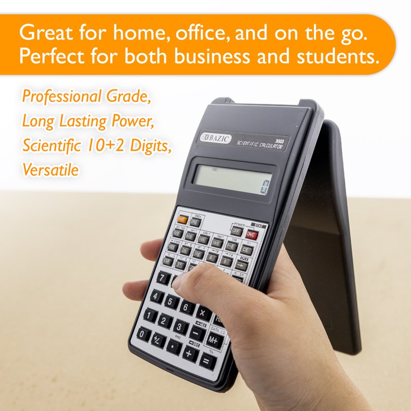 Scientific Calculator with Flip Cover - 56 Function Engineering, Math, Science