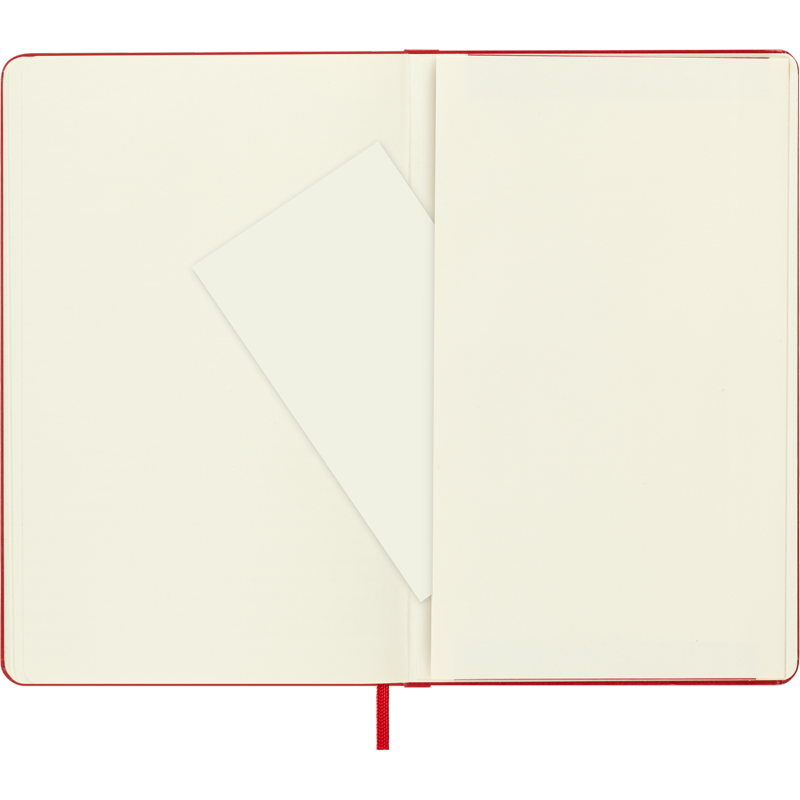 Large Scarlet Red Hardcover Notebook - Classic Moleskine Journal