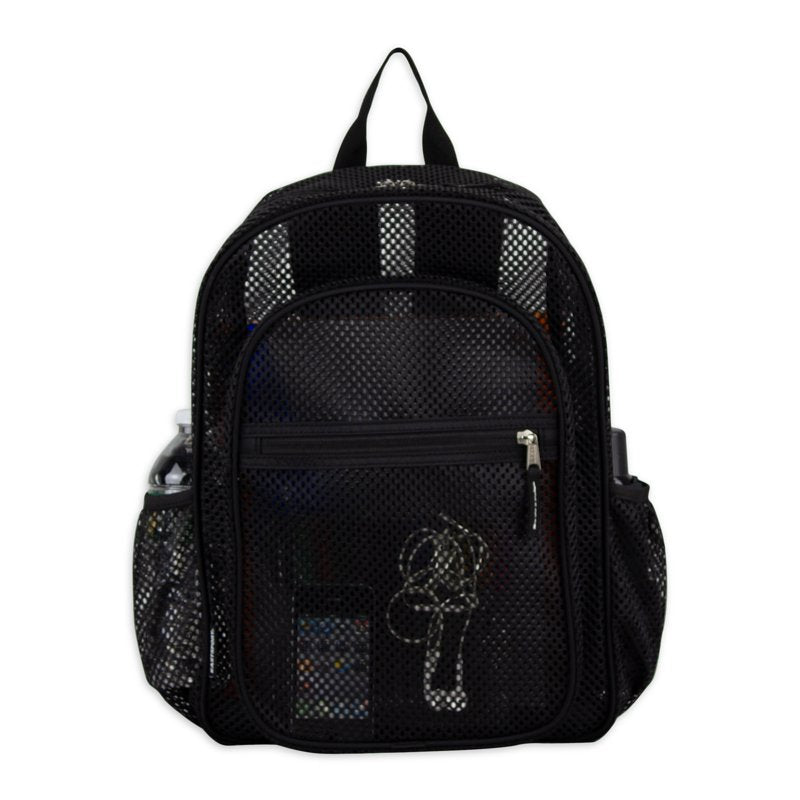 Mesh Backpack with Padded Straps and Large Storage for School & Sports