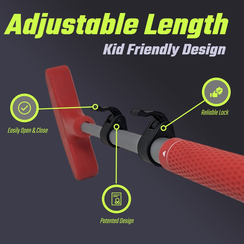 Extendable Putter for Kids — Adjustable Shaft, Left/Right Hand Junior Golf Club