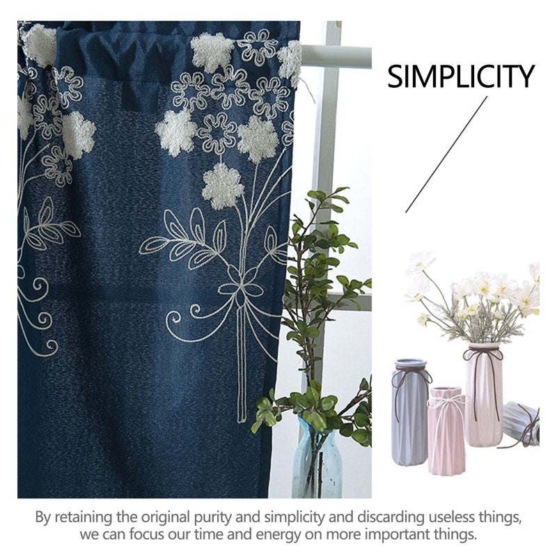 Blackout Cafe Curtains for Small Windows - Thermal Insulated Water-Resistant Short Kitchen & Bathroom Drapes
