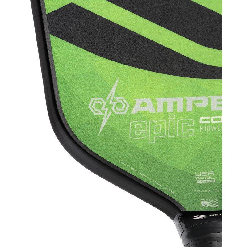 Selkirk Amped Control Pickleball Paddle - Green, Midweight, USAPA Approved