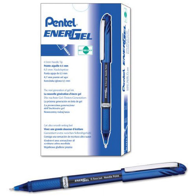 Liquid Gel Pen 0.5mm Fine Line Refillable Pen Set - Multiple Colors