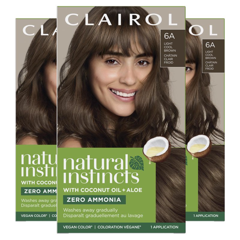 Hair Color Kit - Multiple Shades Natural & Vibrant Hair Dyes