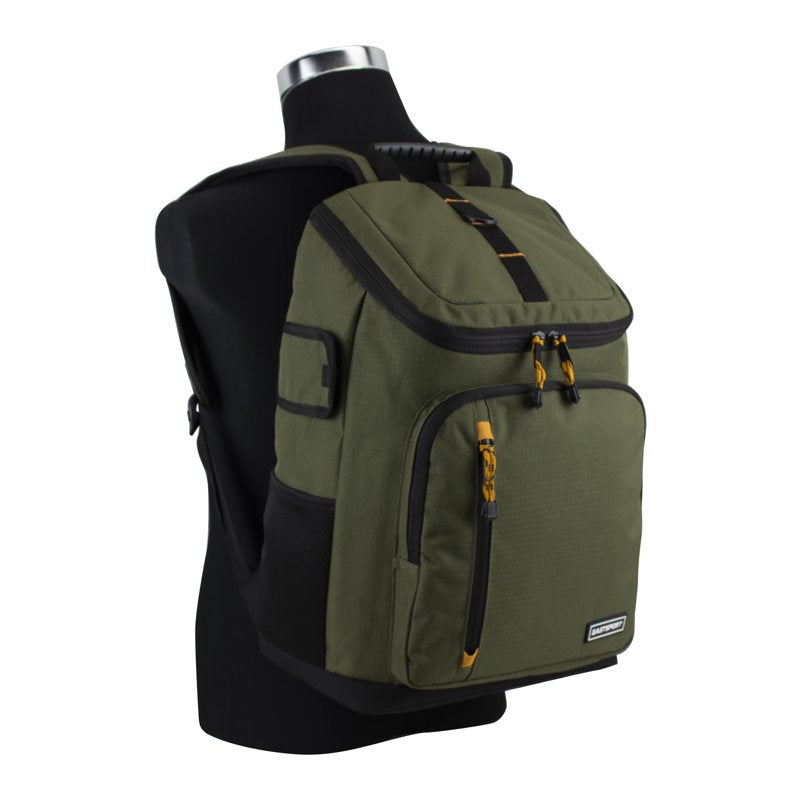 Unisex Tactical Top Loader Backpack with Padded Laptop Sleeve & Hydration Pockets