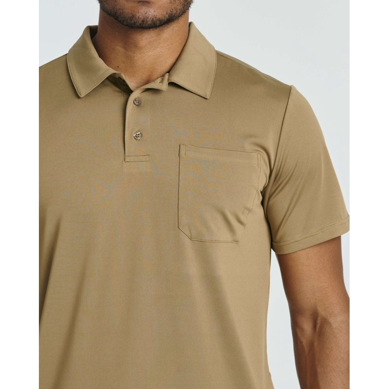 Real Essentials 3 Pack Men’s Short Sleeve Pocket Polo Shirts - Dry-Fit Moisture Wicking, Big & Tall Variation of THIS listing: Set 6, 3X