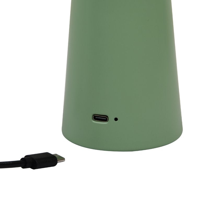 Rechargeable LED Portable Table Lamp with Dimmable Touch Sensor - Modern Indoor Lighting