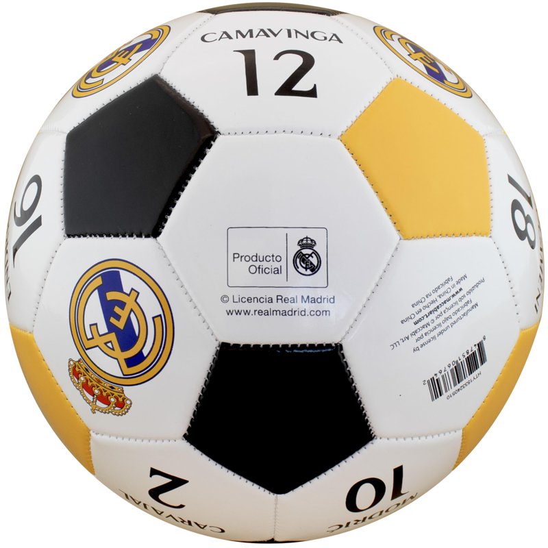 Real Madrid Soccer Ball - 2024 Player Name & Number Variation of THIS listing
