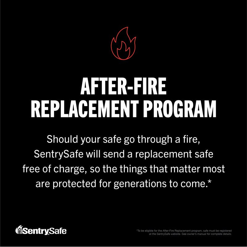 Fire-Resistant Safe with Key Lock 0.25 Cu. Ft. for Documents & Electronics