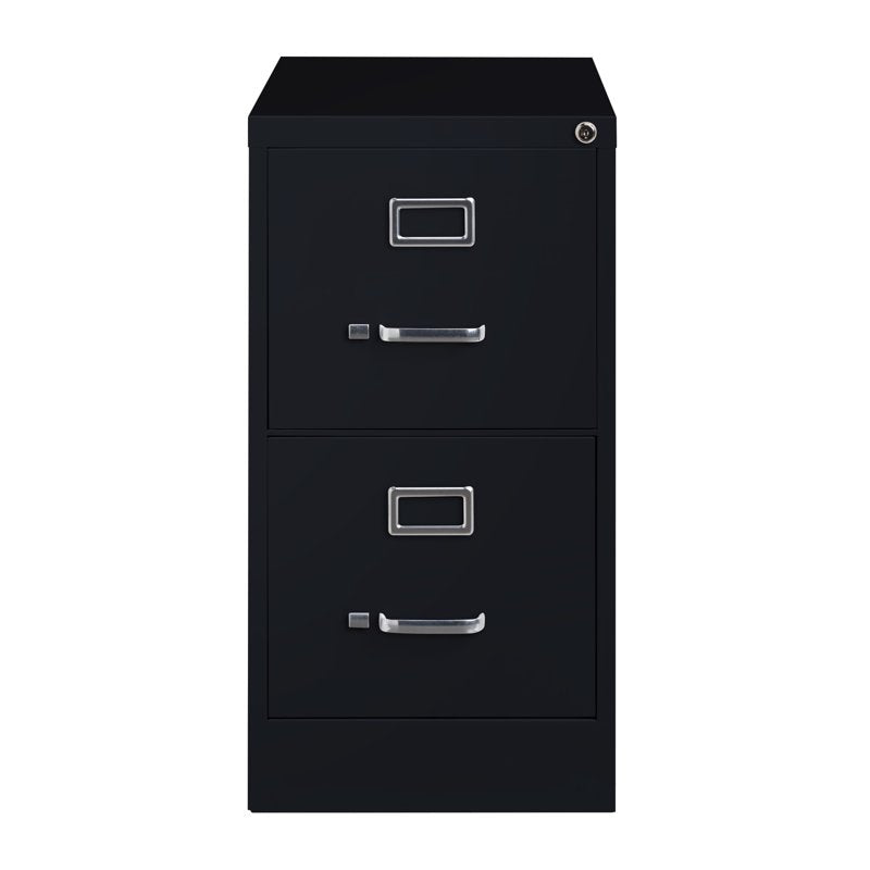 Vertical Letter File Cabinet with Lock - 2 Drawer Steel Storage Solution