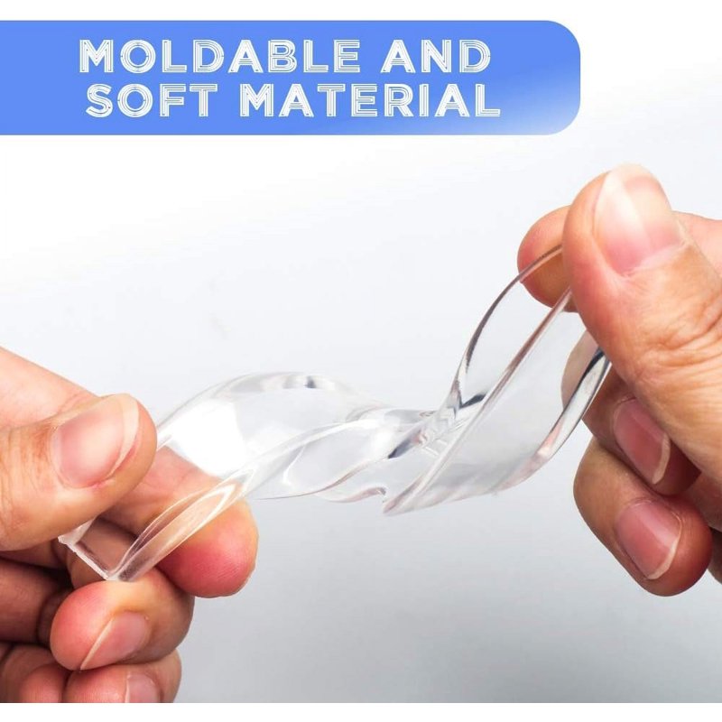 Mouth Guard Sports Pack - 4 Moldable Athletic Dental Protectors for Youth & Adults