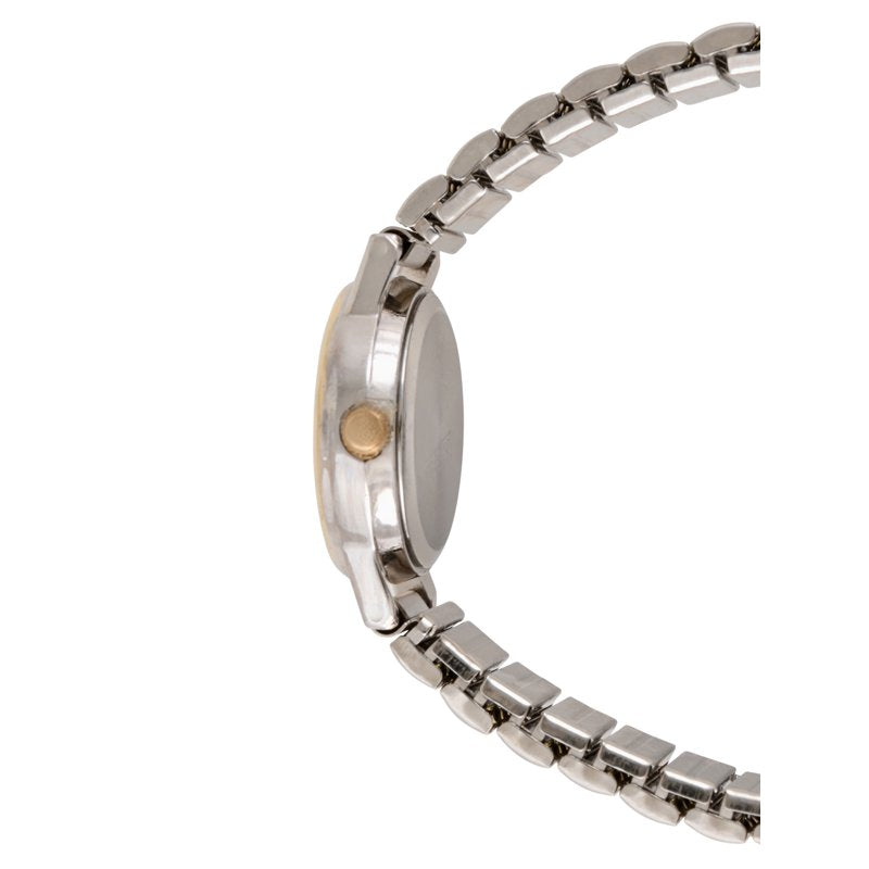 Time & Tru Ladies' Two-Tone Stainless Steel Expansion Band Bracelet 24MM