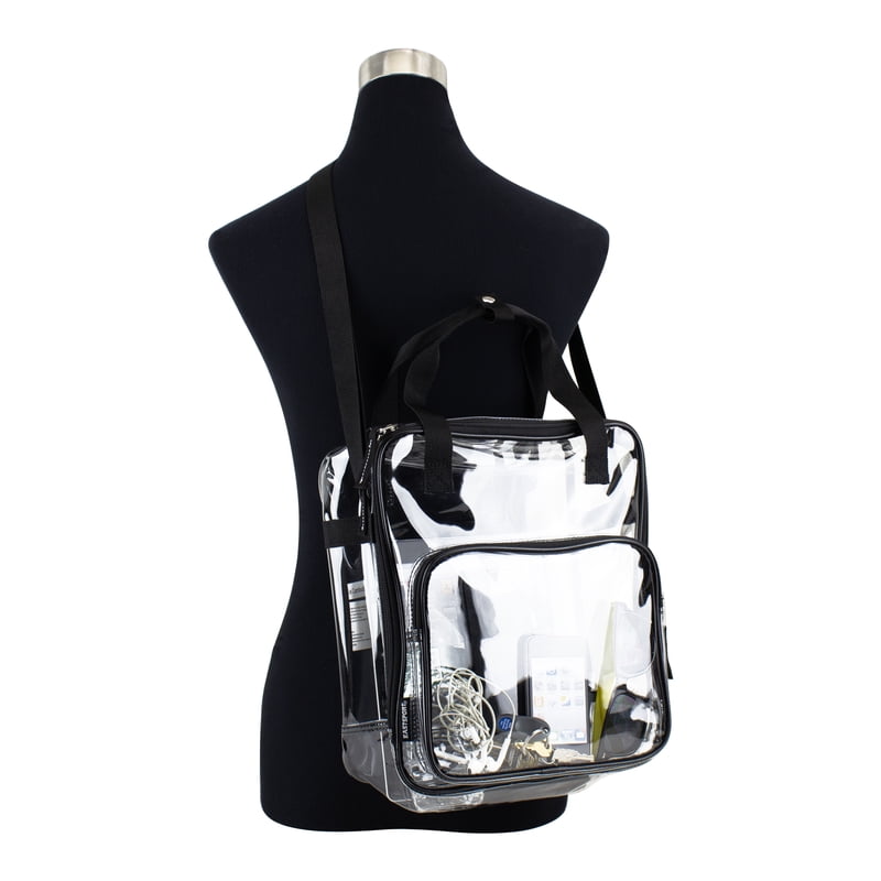 Clear Double Handle Stadium Approved Tote Bag - Unisex Reusable Shopping Bag