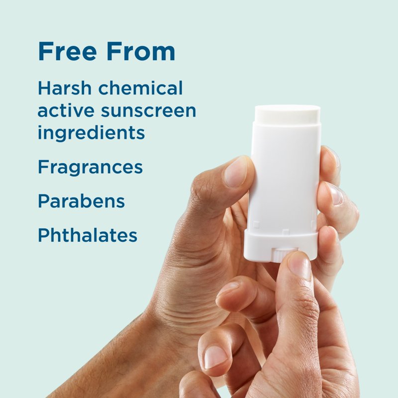 Mineral SPF 50 Sunscreen Stick for Sensitive Skin - Zinc Oxide, Travel Size