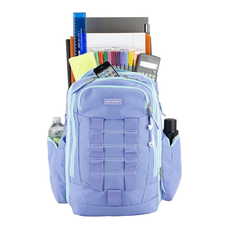 Unisex Recycled Expandable Backpack with Laptop Sleeve - Multiple Colors