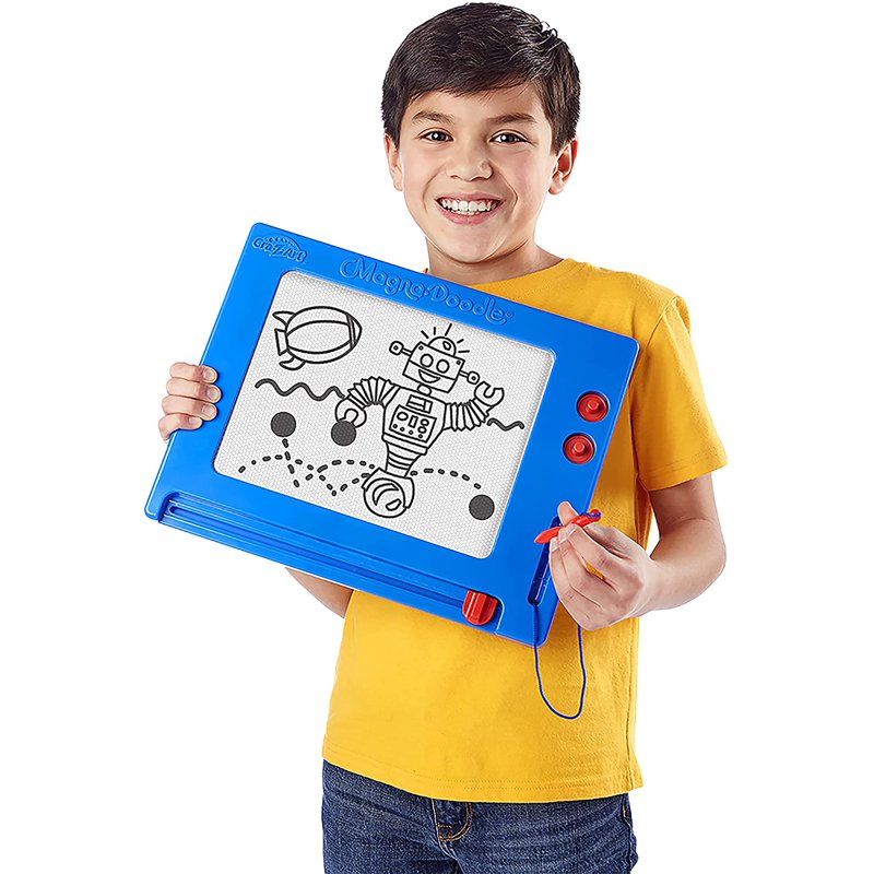 Magnetic Drawing Toy - Classic Blue Magna Doodle for Kids & Family