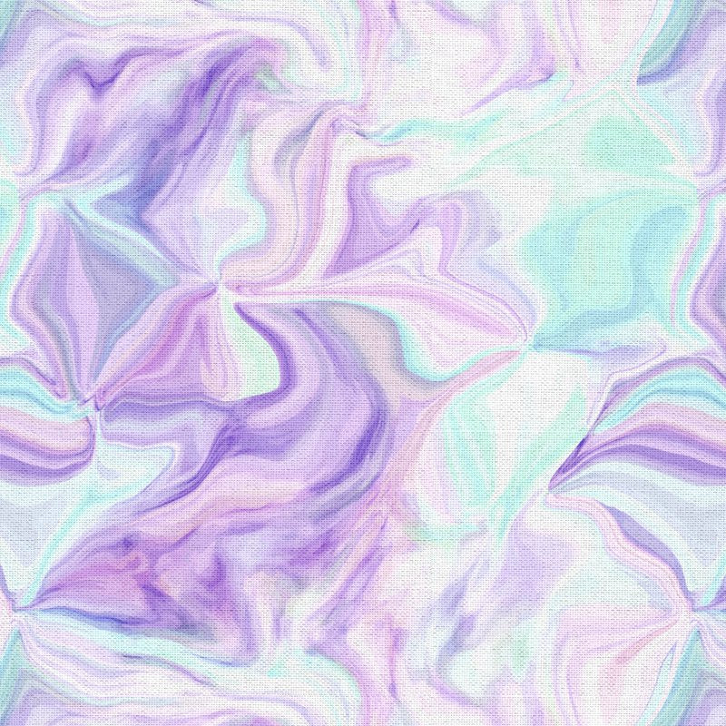 Watercolor Cotton Fabric Half Yard - Multicolor for Quilting & Crafts